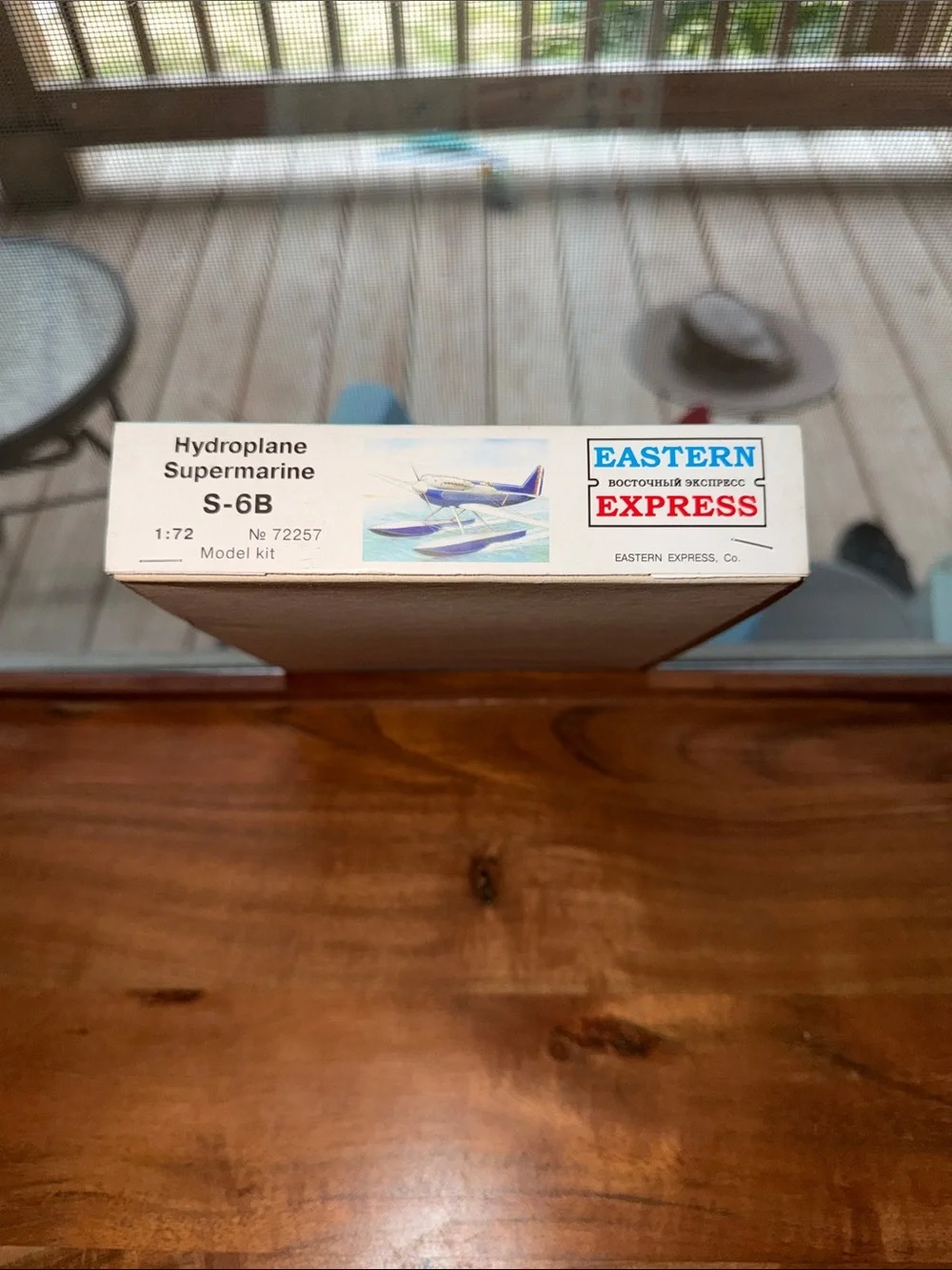 Hydroplane Supermarine S-6B Model Kit 72257 Blue 1:72 Eastern Express 34 pcs 8+